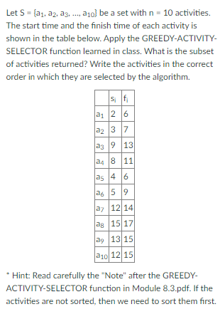 Let S = { a _ ( 1 ) , a _ ( 2 ) , a _ ( 3 ) ,