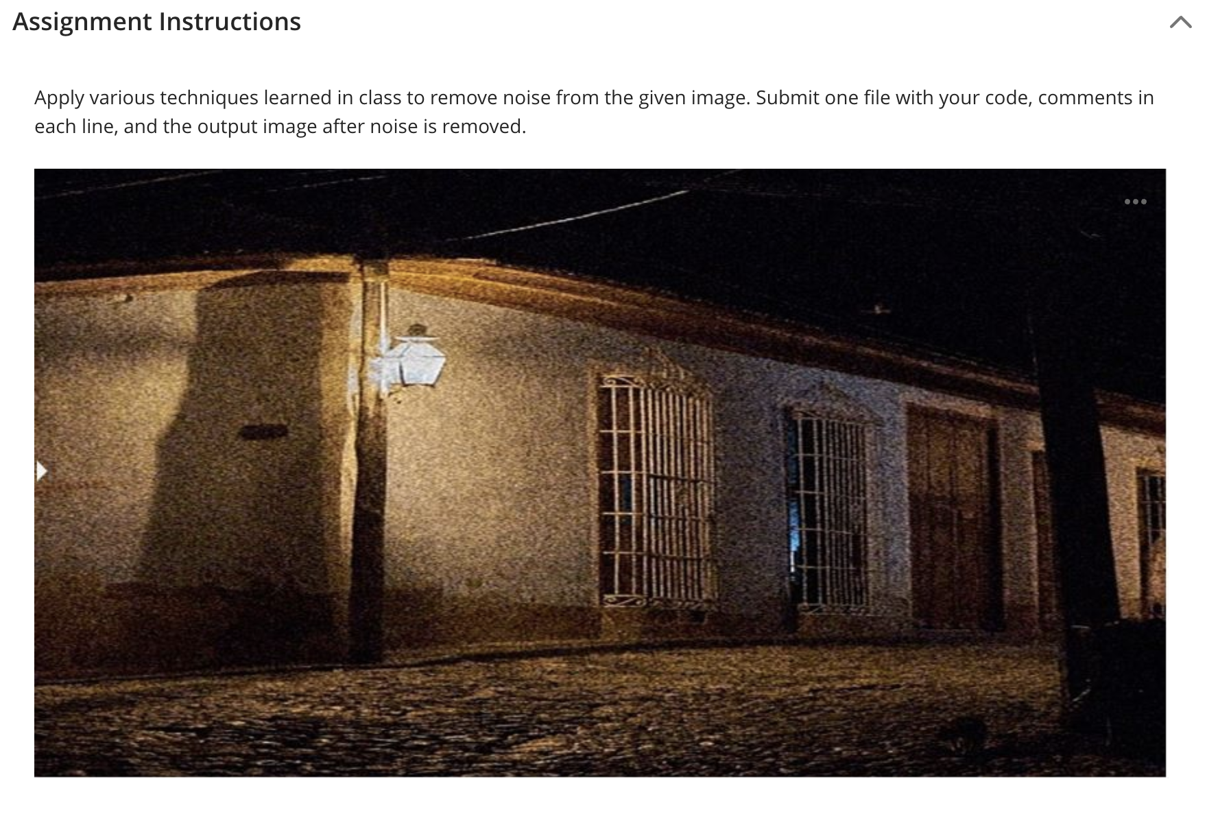 Assignment Instructions Apply various techniques