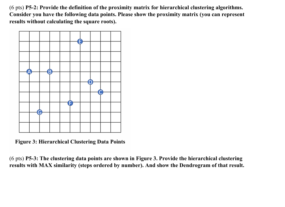 ( 6 pts ) P 5 - 2 : Provide the definition of the