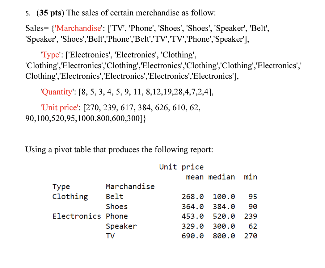 5 . ( \ ( \ mathbf { 3 5 } \ mathbf { ~ p t s } )