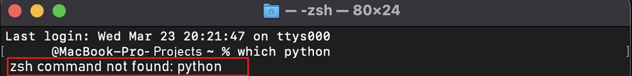 Last login: Wed Mar 2 3 2 0 : 2 1 : 4 7 on ttys 0
