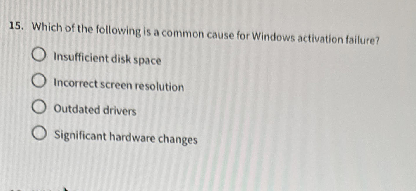 Which of the following is a common cause for