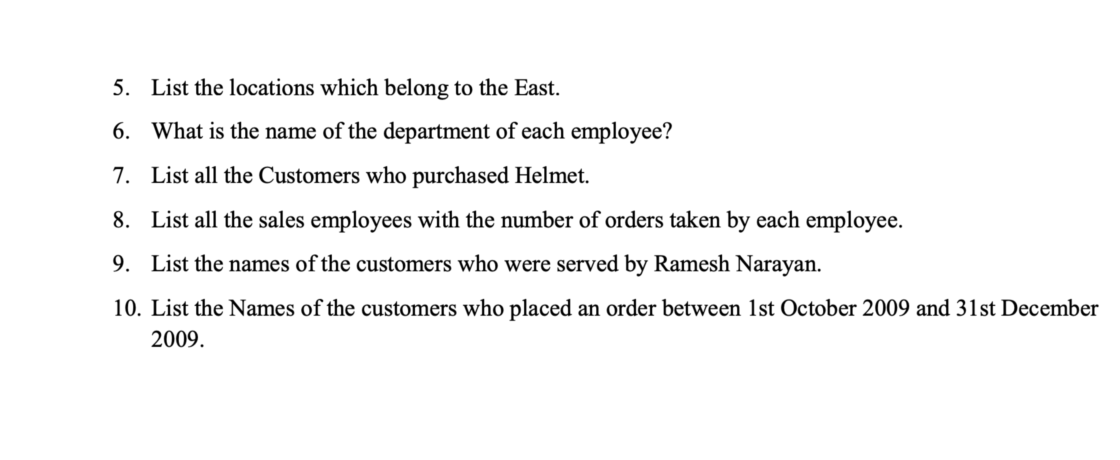 Part 1 - Creating a Database 1 . Create a new