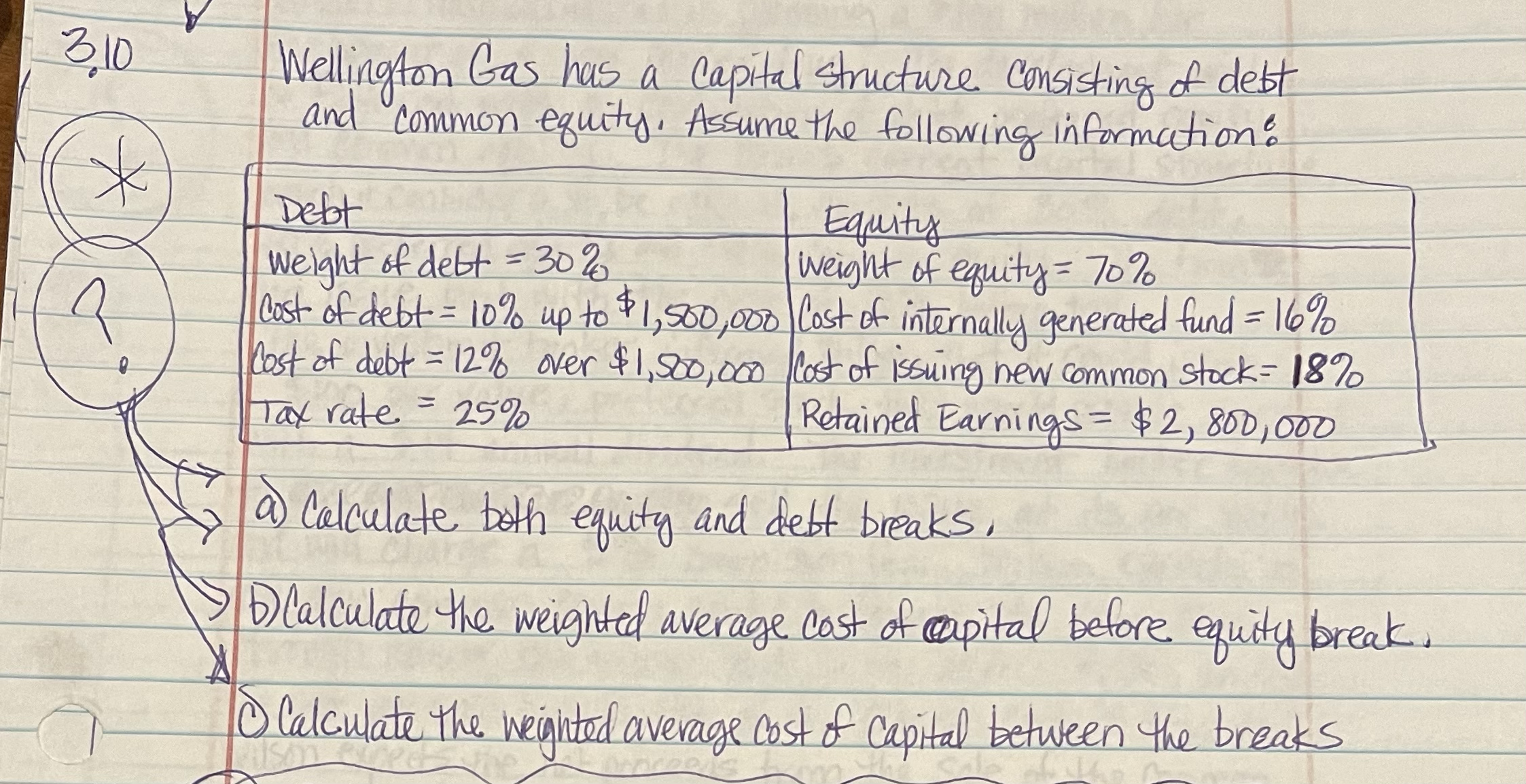 please show all steps to solve a, b and c... do
