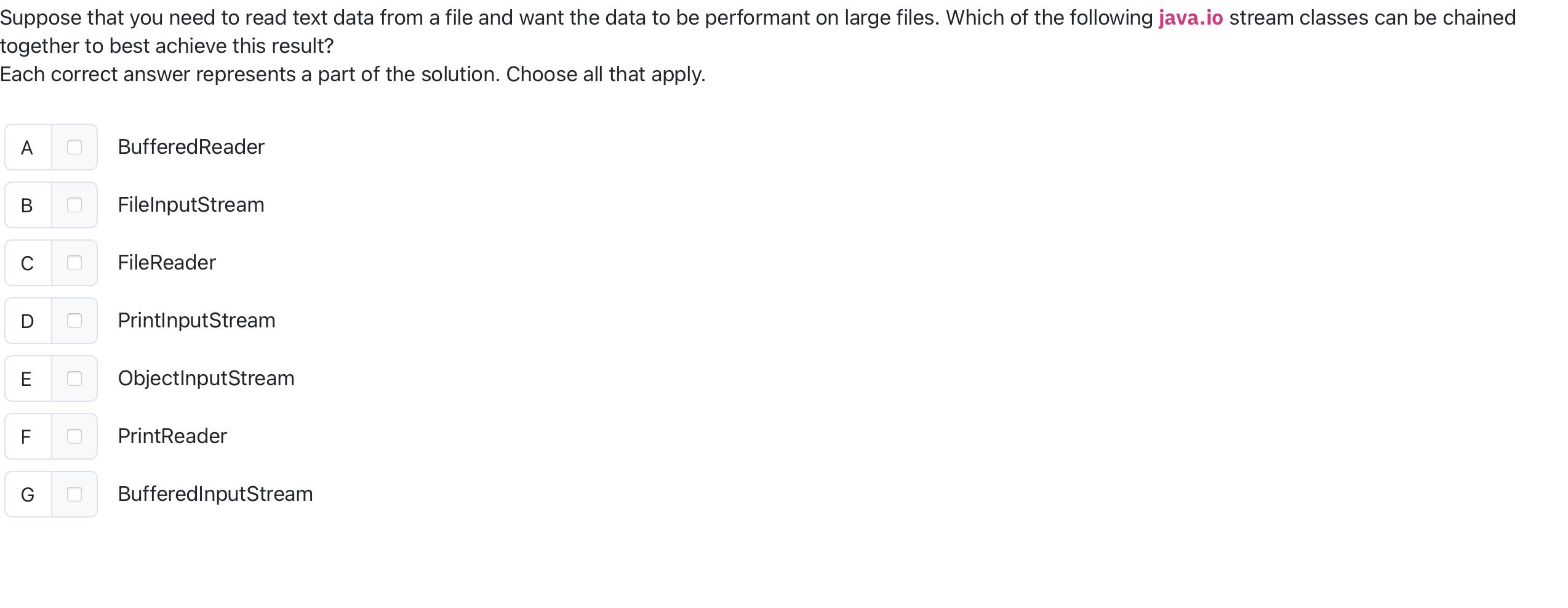 Suppose that you need to read text data from a