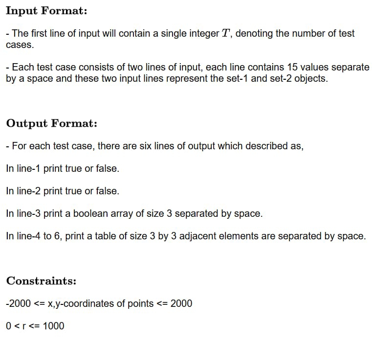 Play with Geometric Shapes in 2 D Coordinate