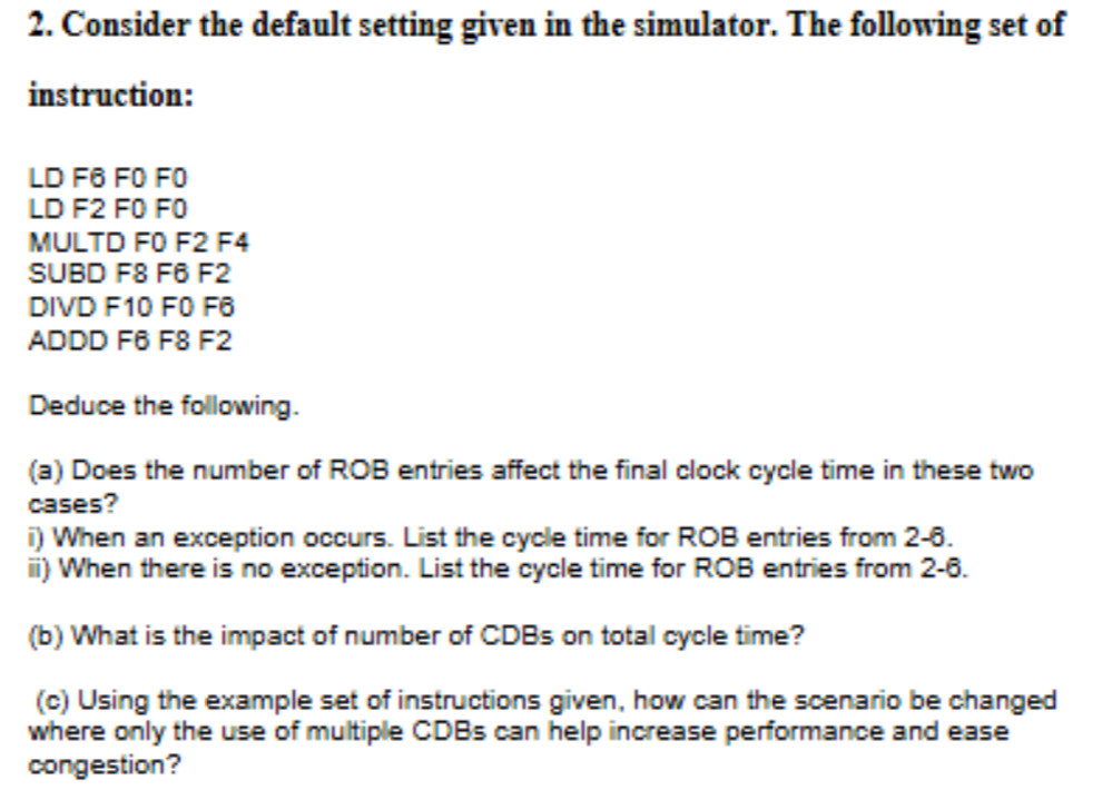 MIPS 5 - Stage Pipeline and Reorder buffer