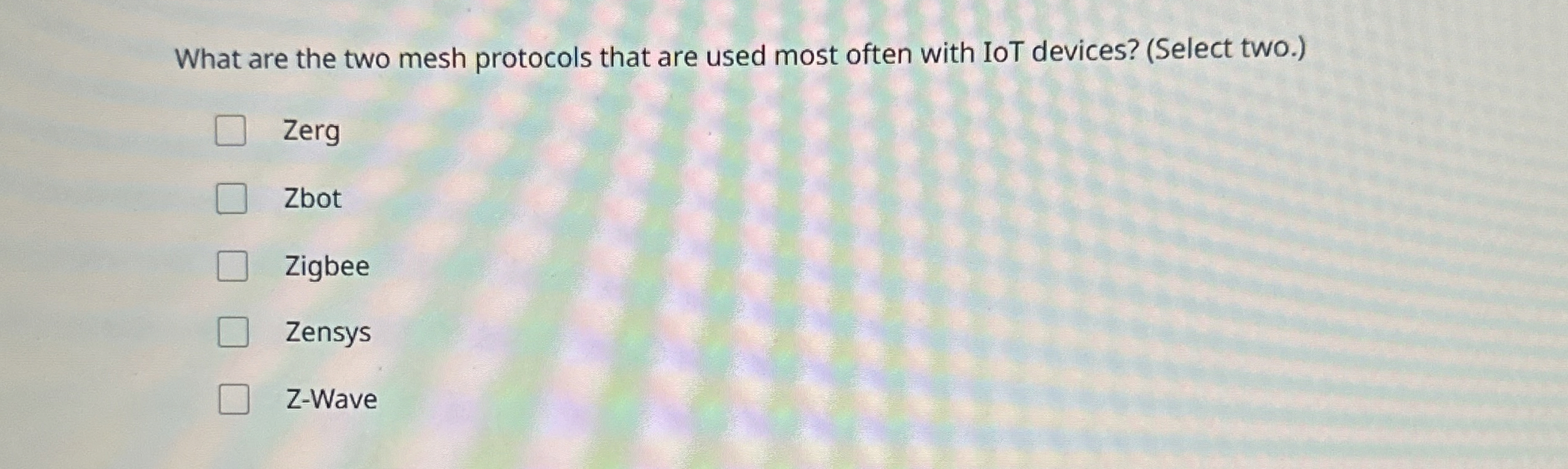 What are the two mesh protocols that are used