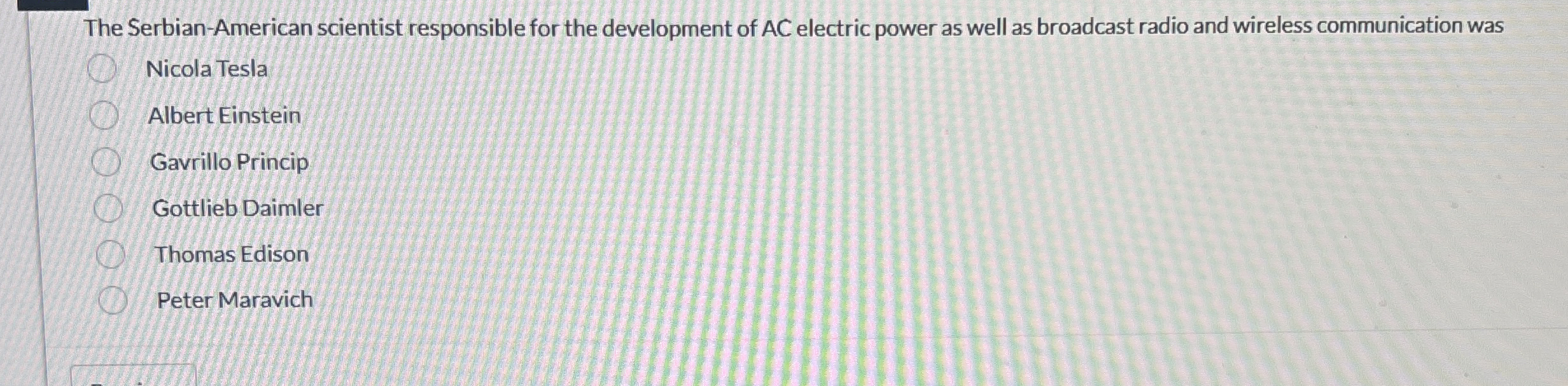 The Serbian - American scientist responsible for