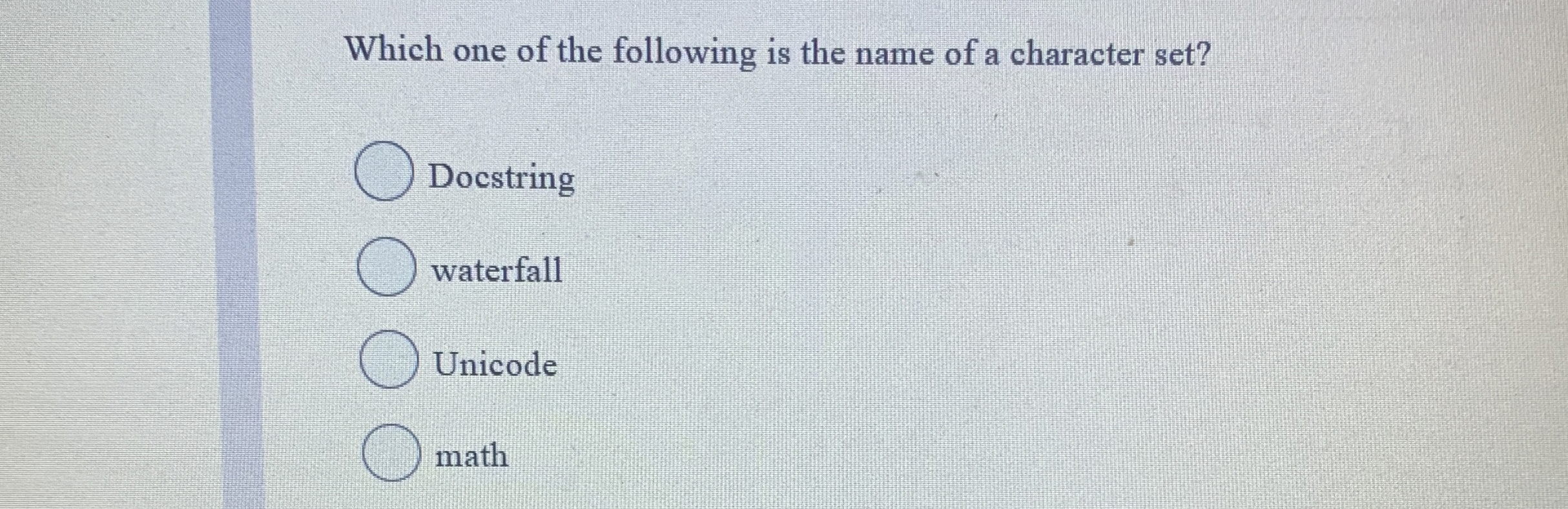 Which one of the following is the name of a