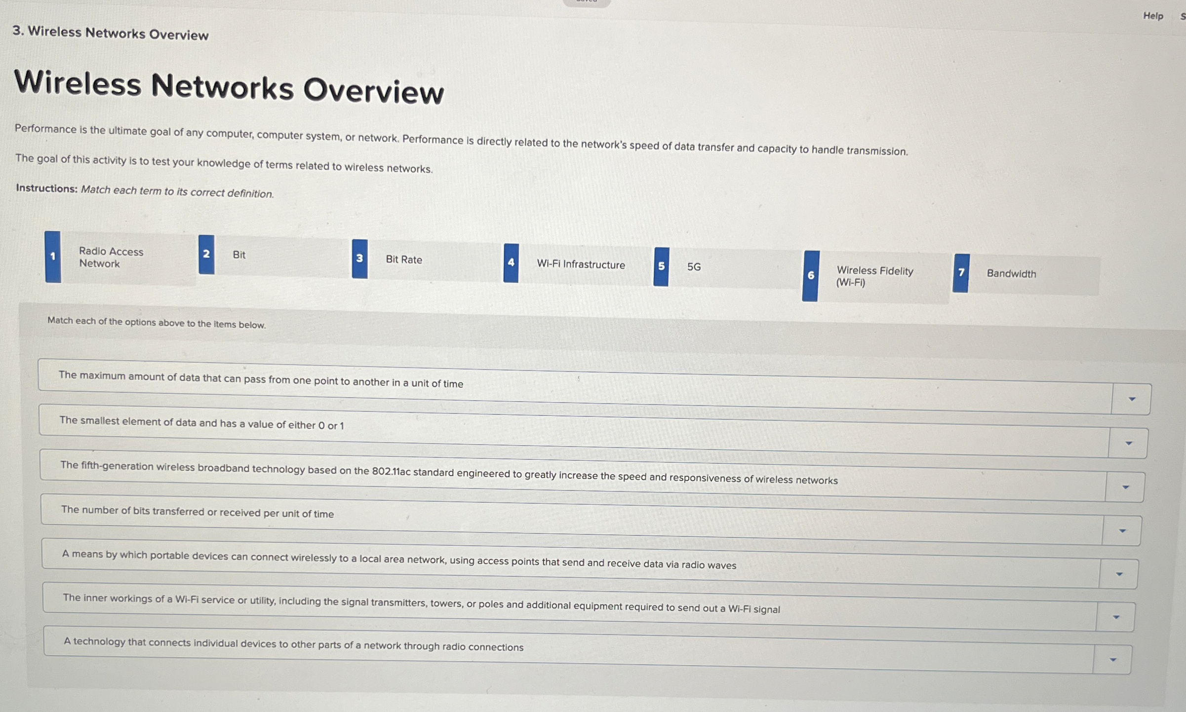 Wireless Networks Overview Help Wireless Networks
