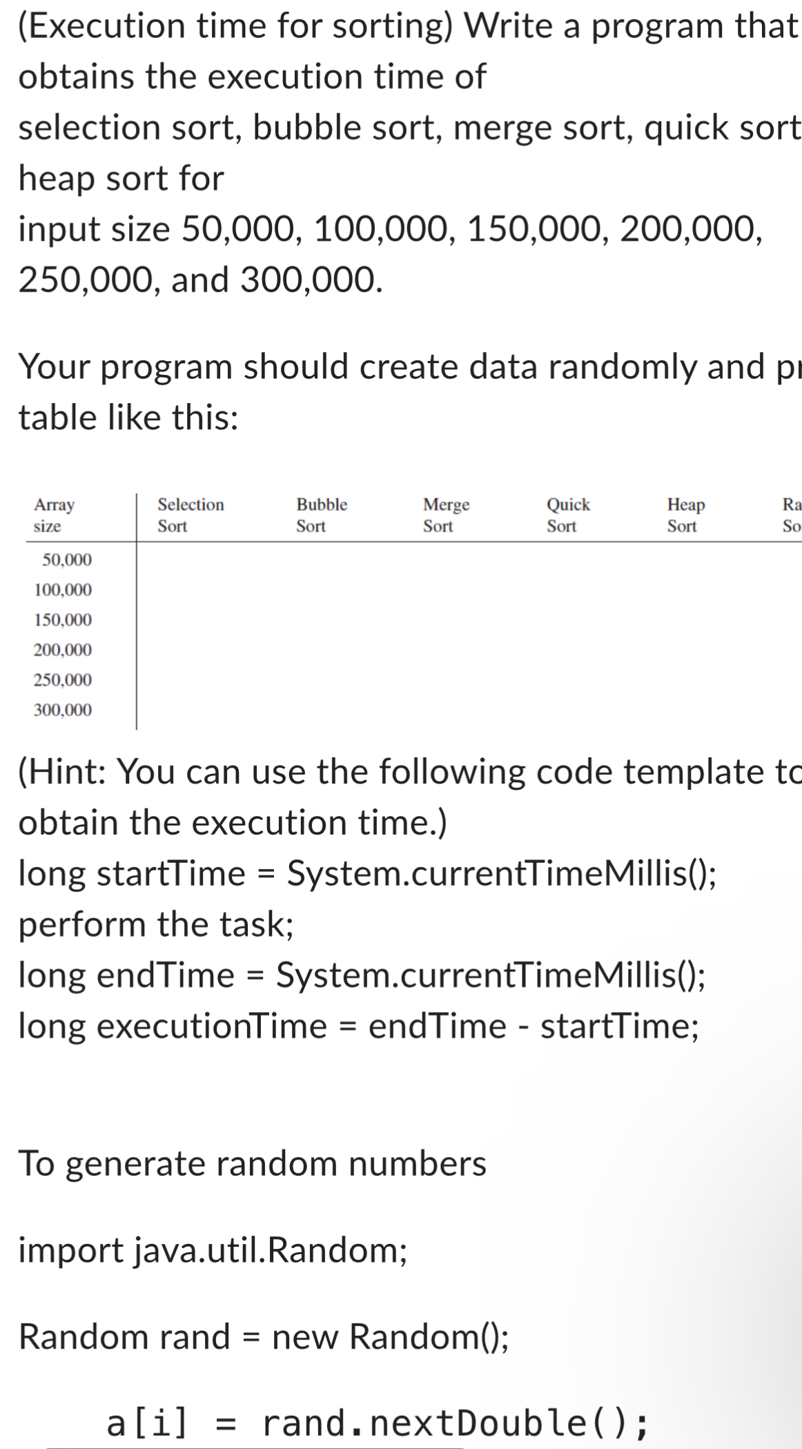 ( Hint: You can use the following code template
