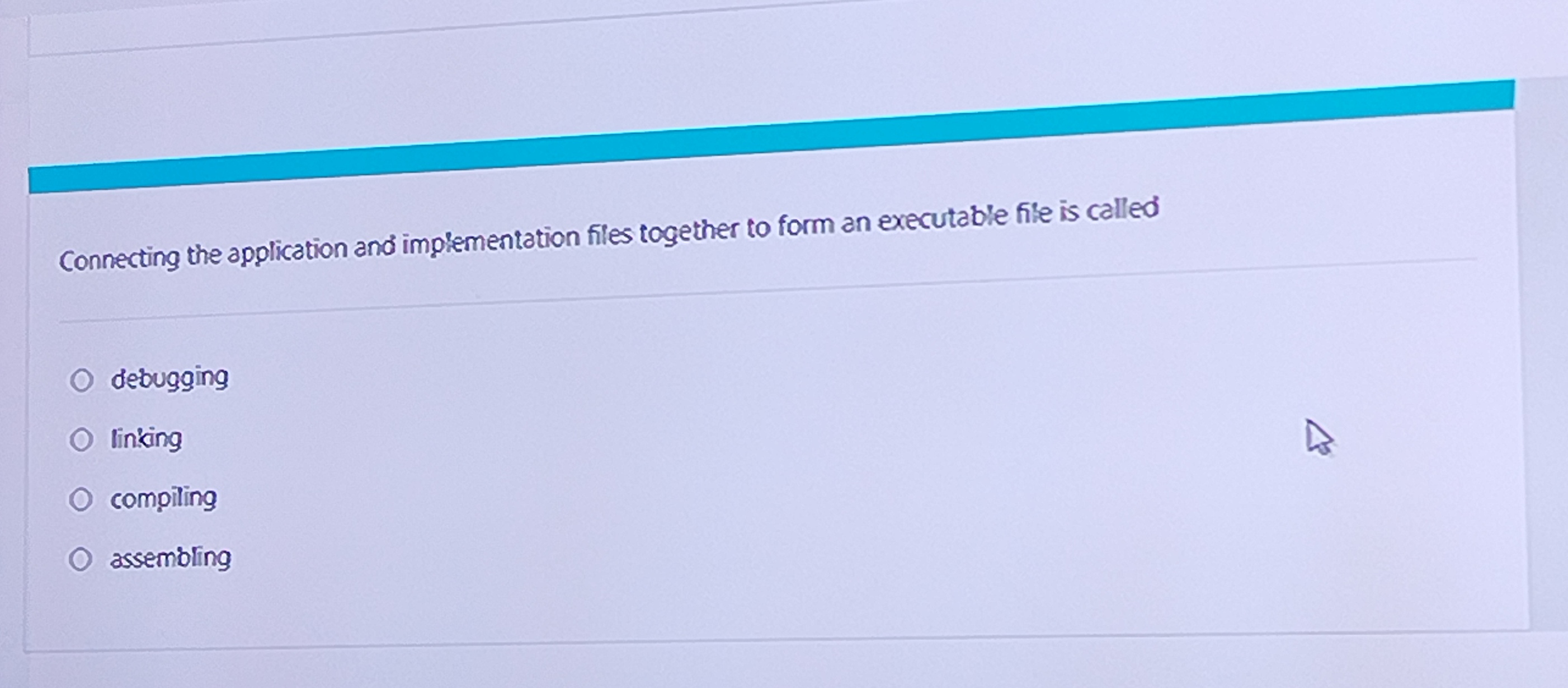 Connecting the application and implementation