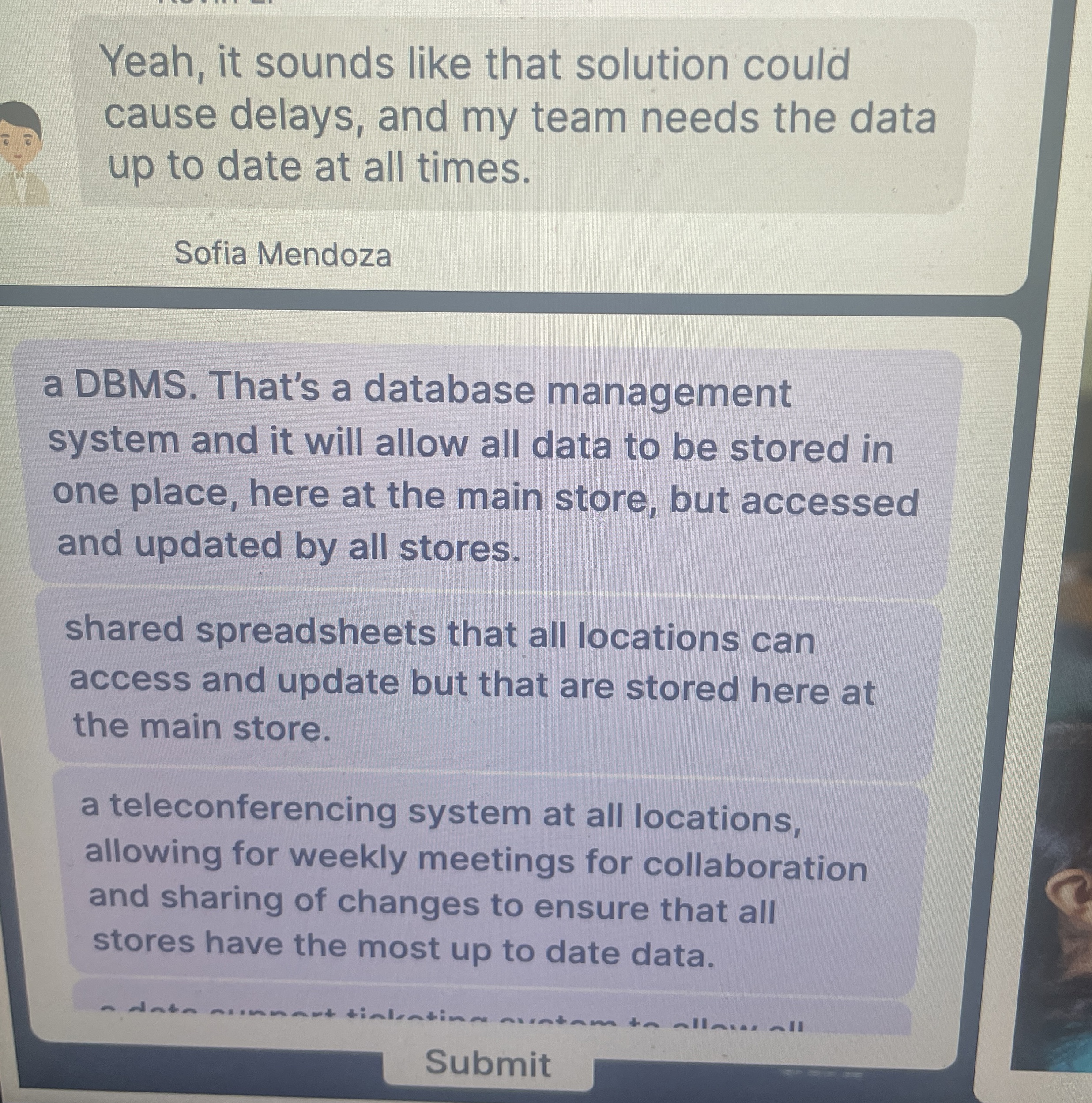 Yeah, it sounds like that solution could cause