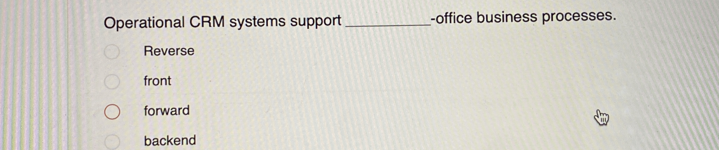 Operational CRM systems support - office business