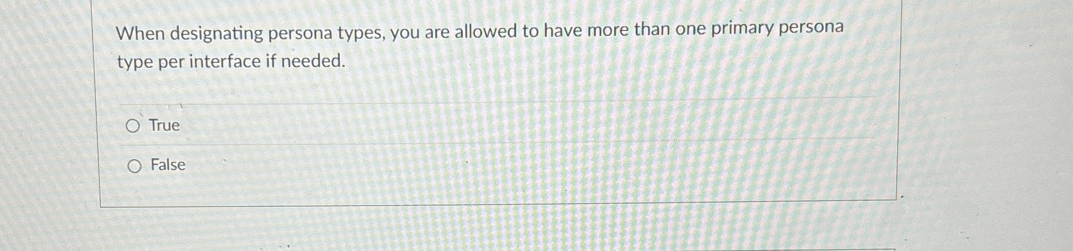 When designating persona types, you are allowed