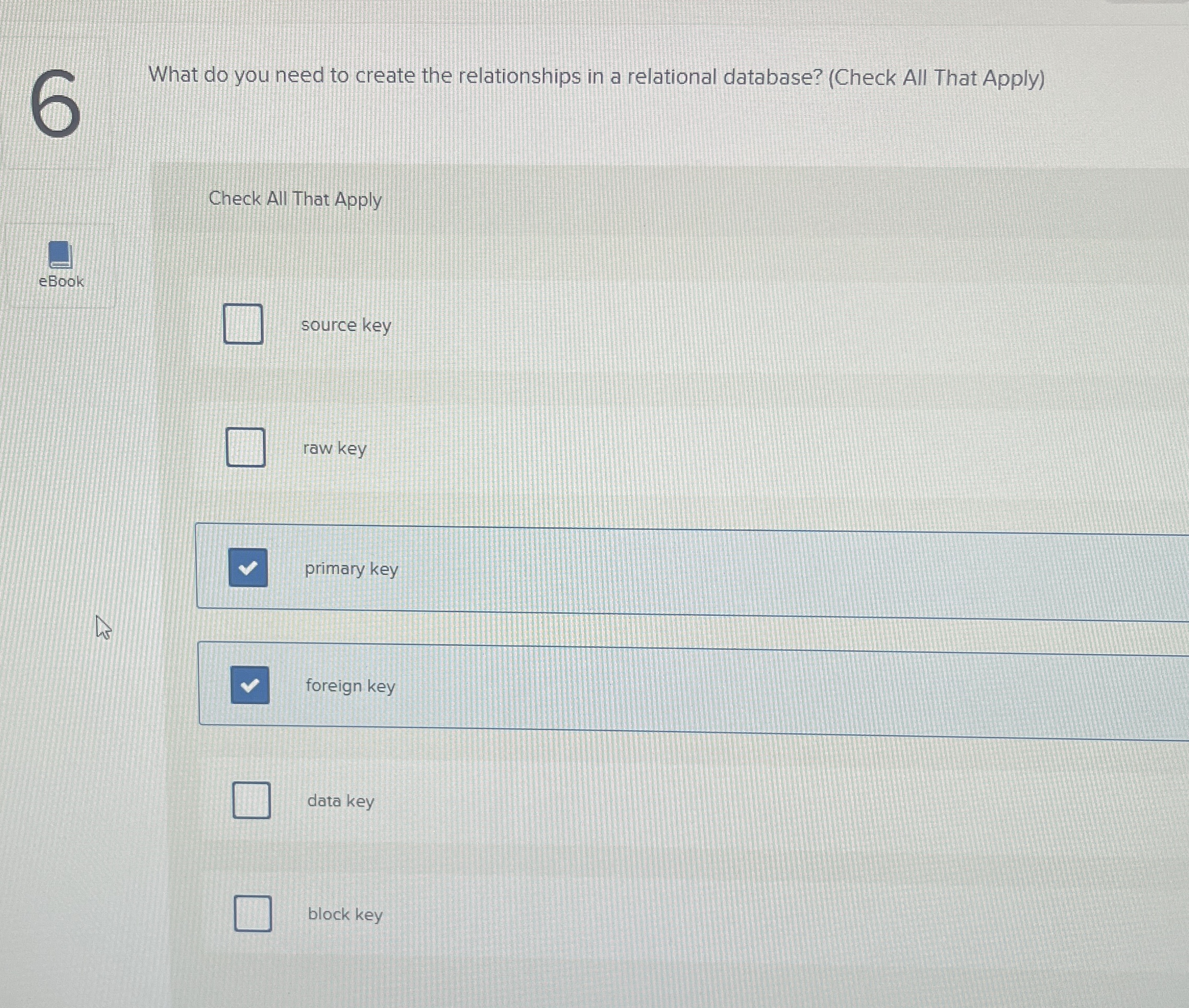 What do you need to create the relationships in a