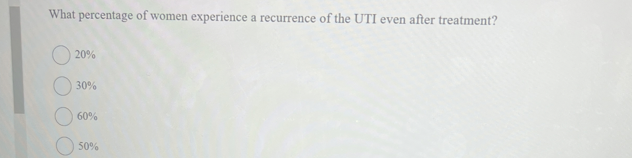 What percentage of women experience a recurrence