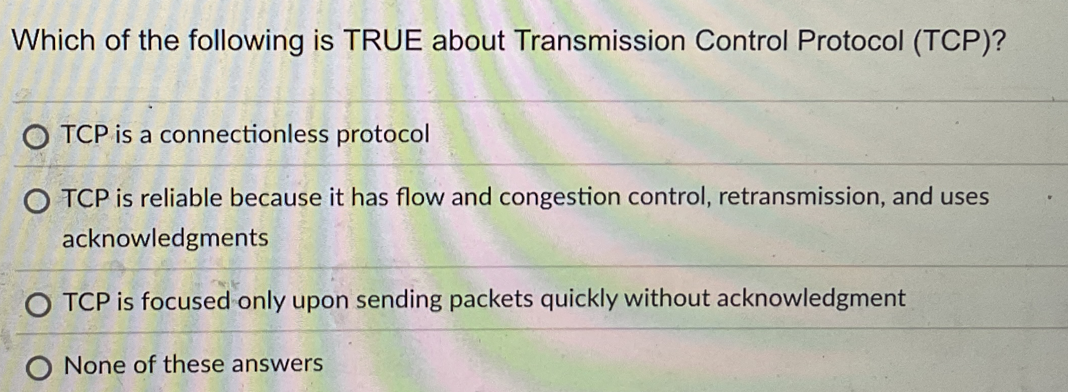 Which of the following is TRUE about Transmission