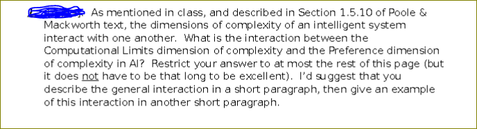 As mentioned in class, and described in Section 1