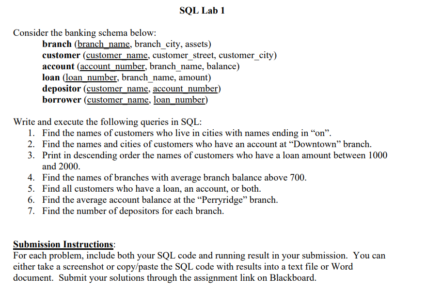 Submission Instructions: For each problem,
