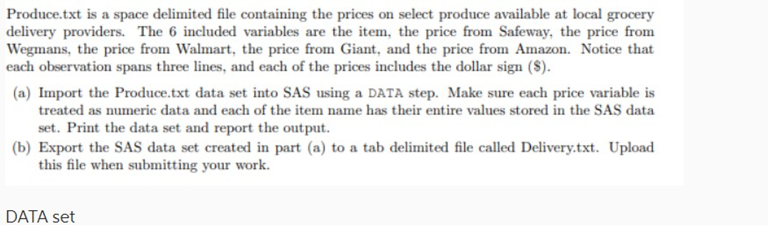 Item Safeway Wegmans Walmart Giant Amazon "Red