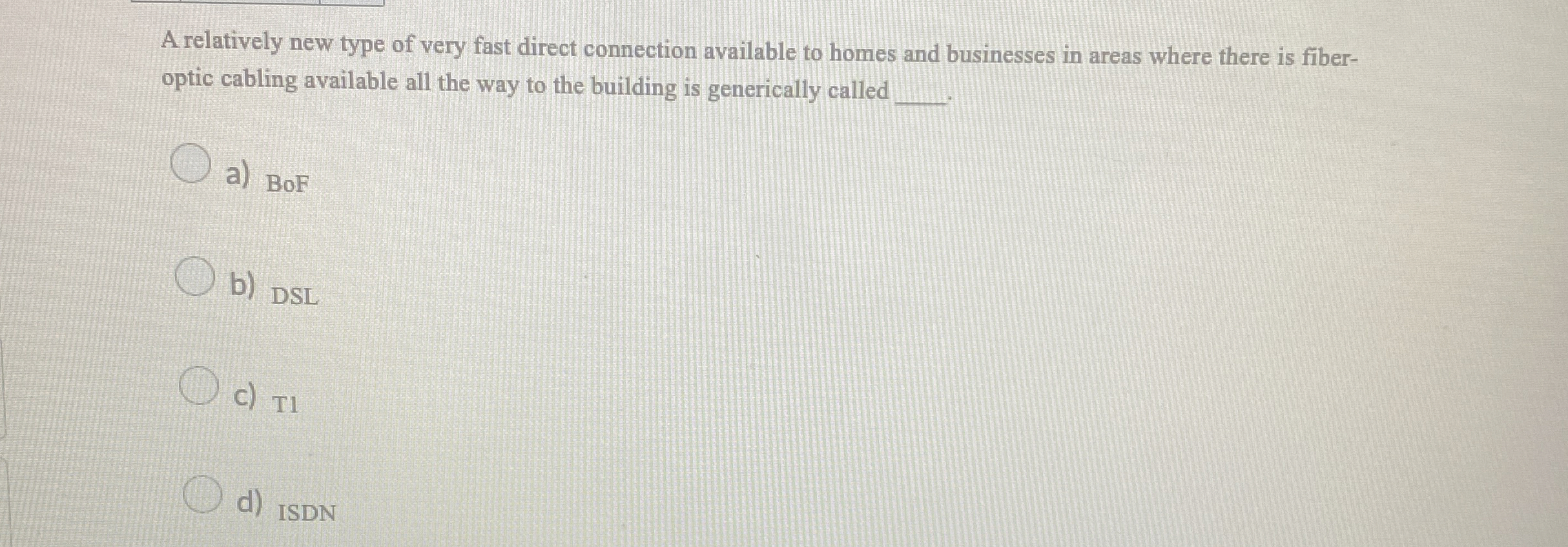 A relatively new type of very fast direct