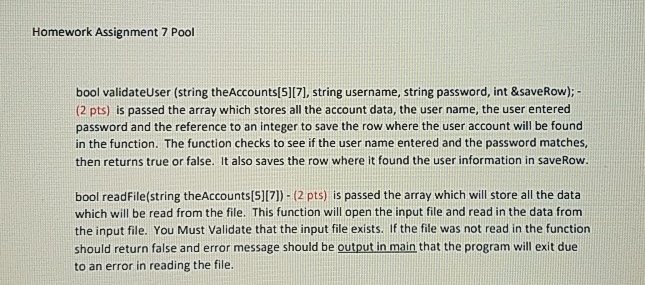 Homework Assignment 7 - A For this Assignment you