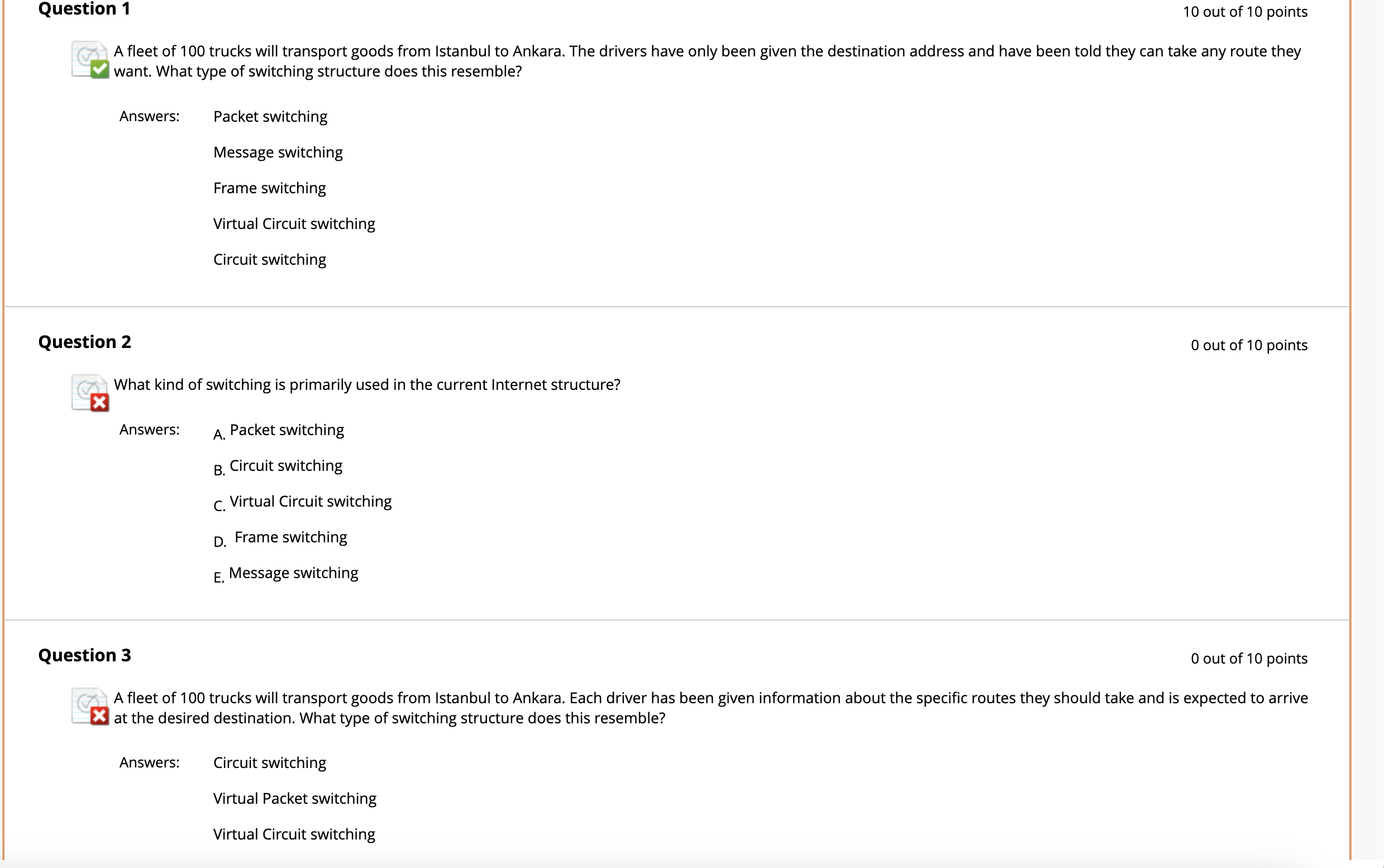 Question 1 A fleet of 1 0 0 trucks will transport