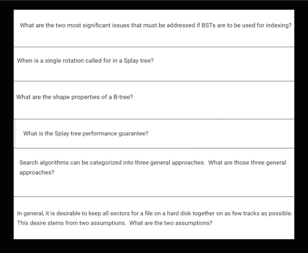 These questions are time sensitive: What are the