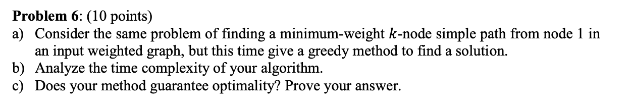 Consider the same problem of finding a minimum -