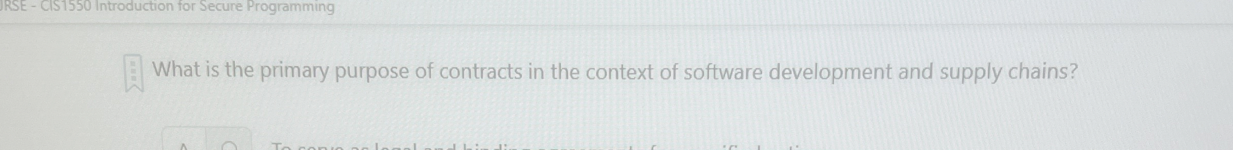 CIS 1 5 5 0 Introduction for Secure Programming