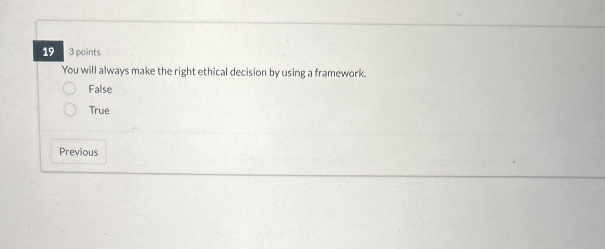 1 9 3 points You will always make the right