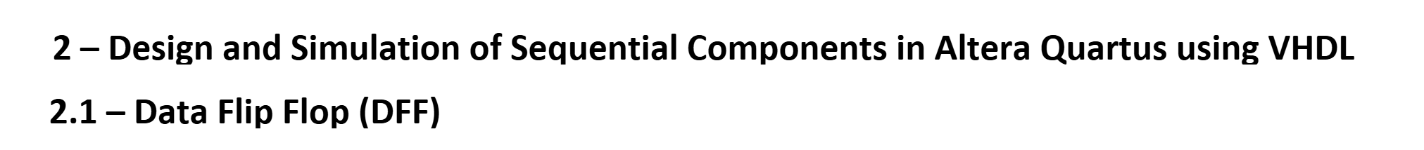 2 - Design and Simulation of Sequential