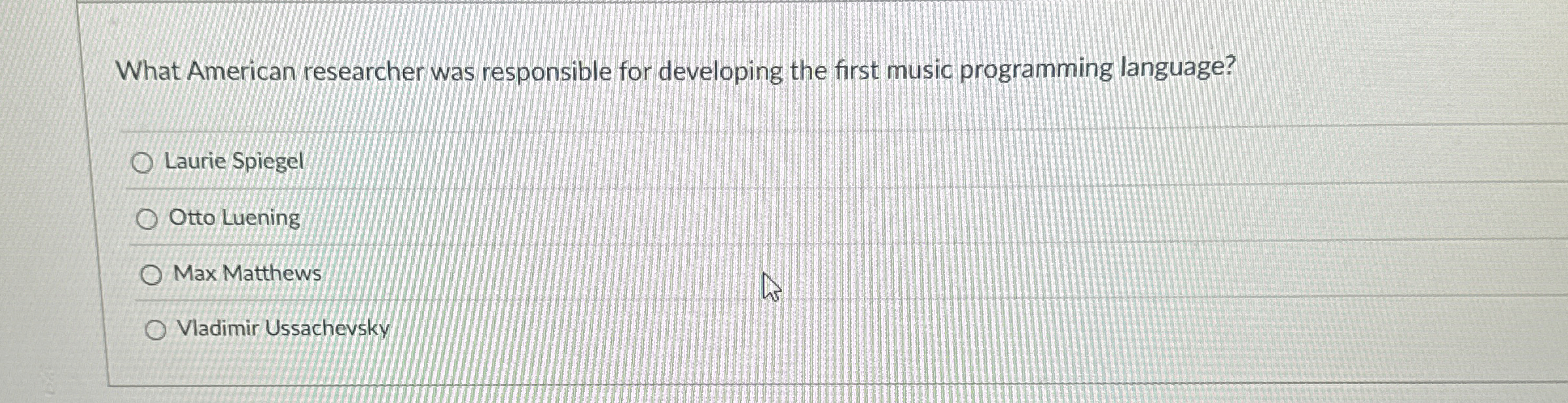 What American researcher was responsible for