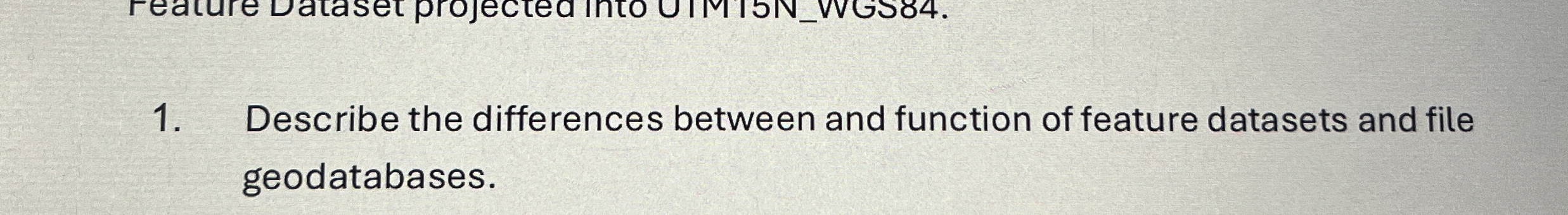Describe the differences between and function of