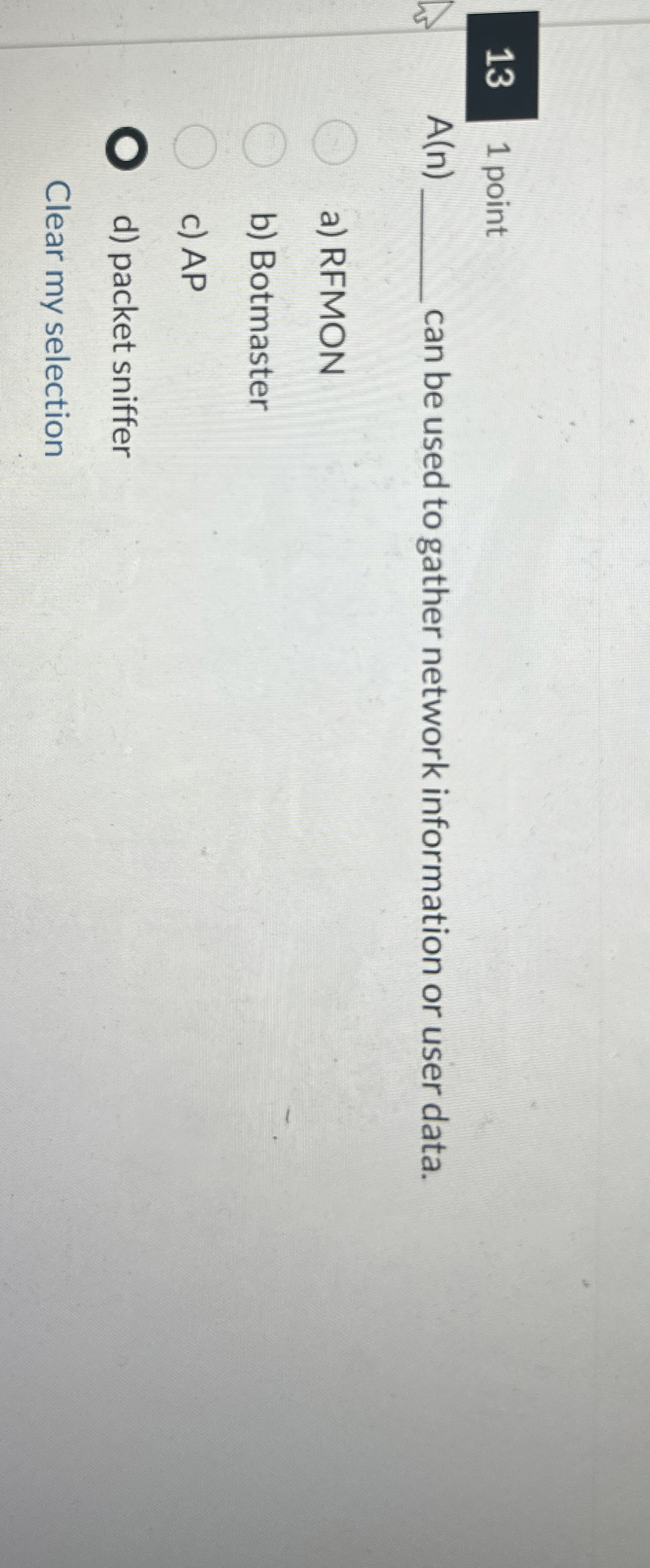 1 point A ( n ) q , can be used to gather network