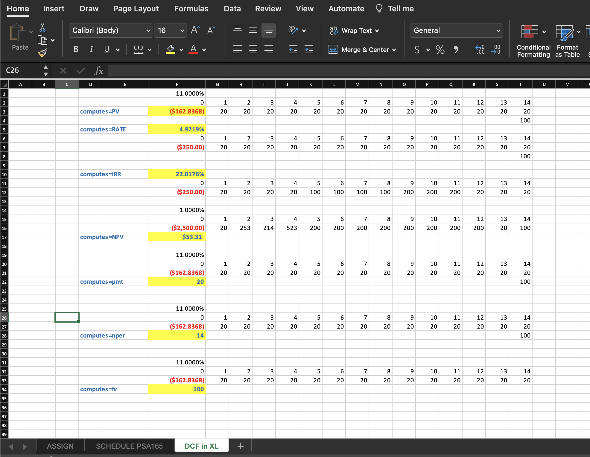 ASSIGNMENT INFORMATION Due Date Points Possible