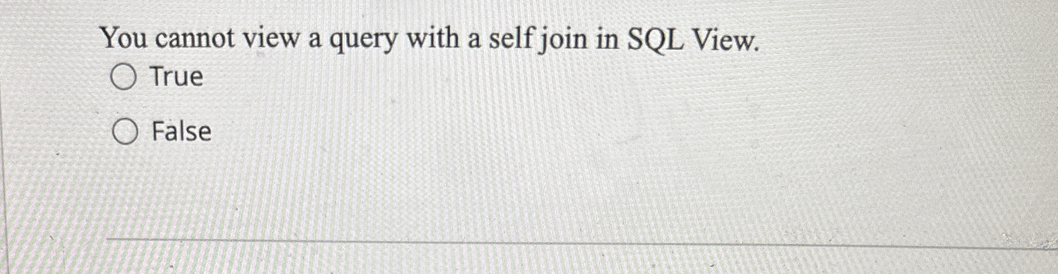 Join You cannot view a query with a self join in