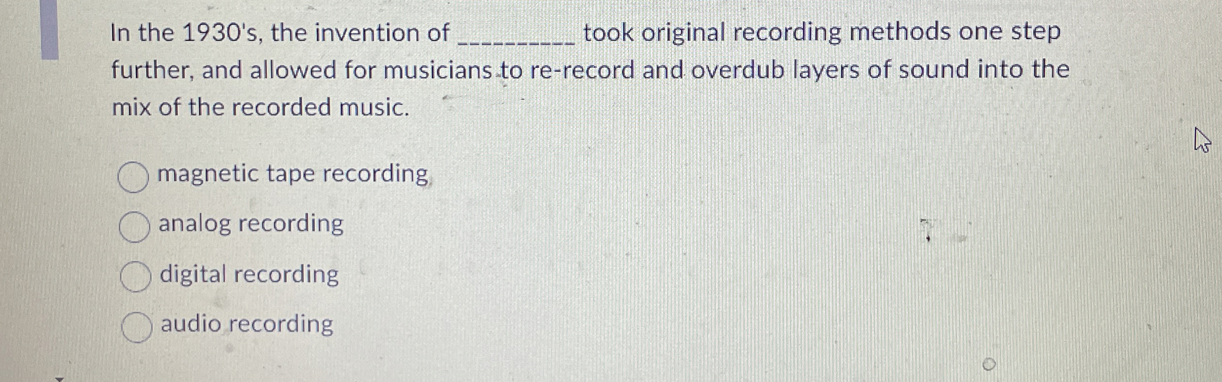 In the 1 9 3 0 ' s , the invention of took