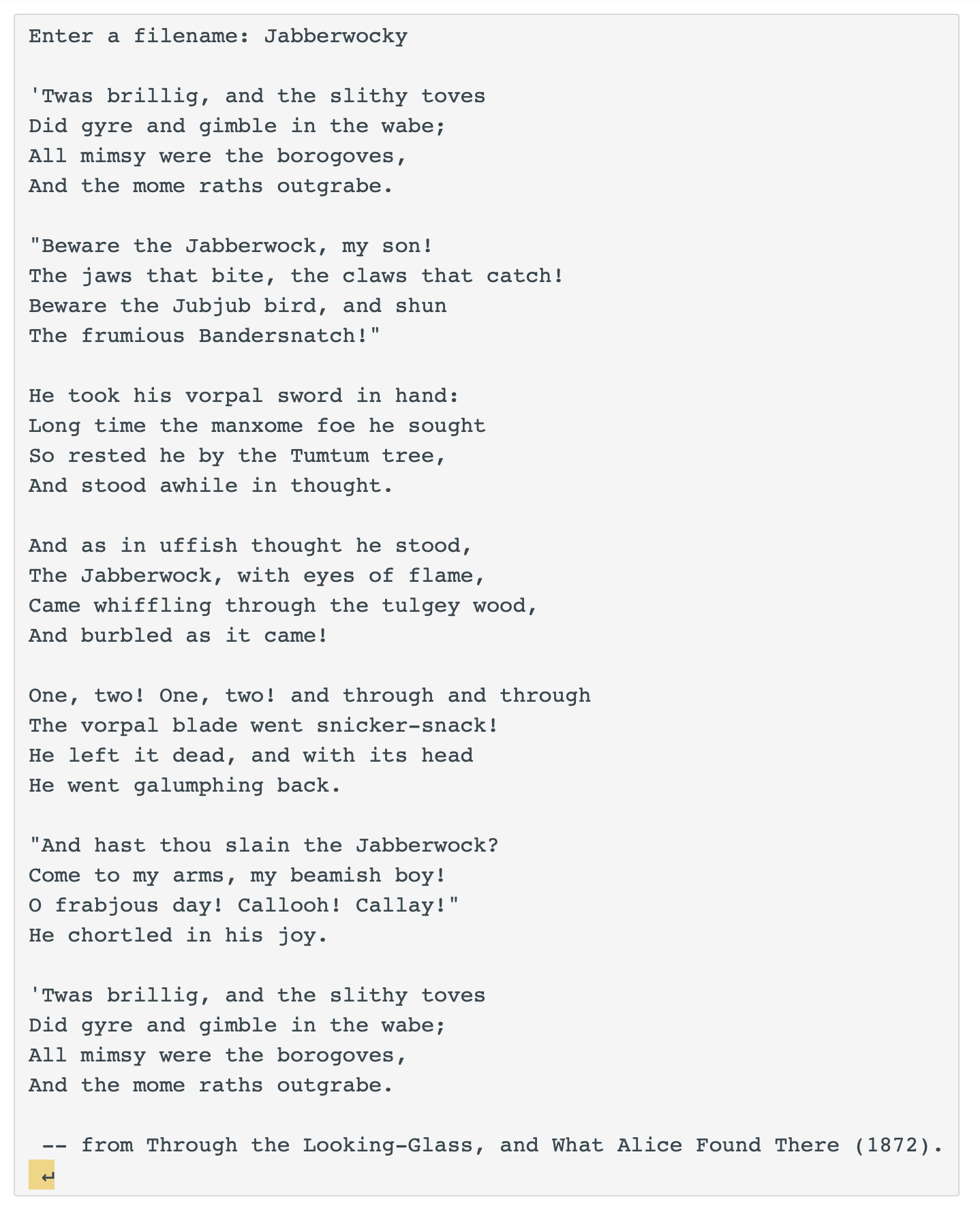 I can't figure out my mistake, where is this new