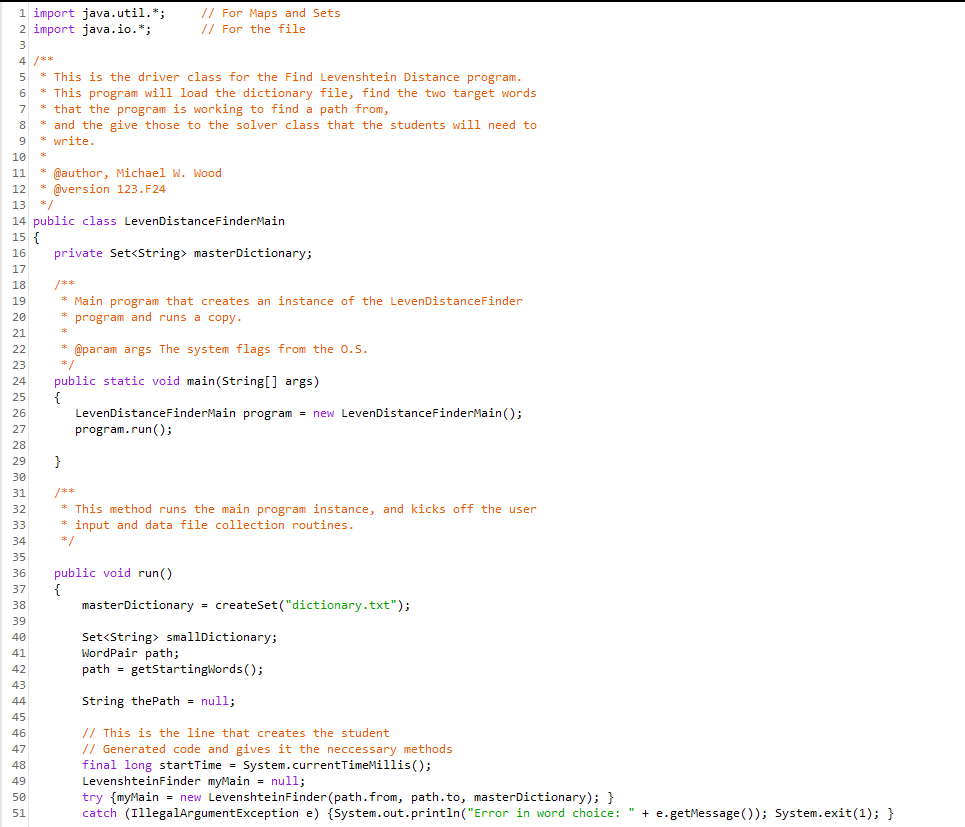 } / / Getter method for distance public int