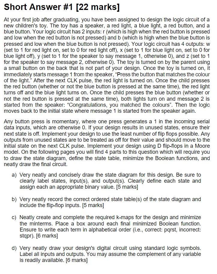 answer this logic design question