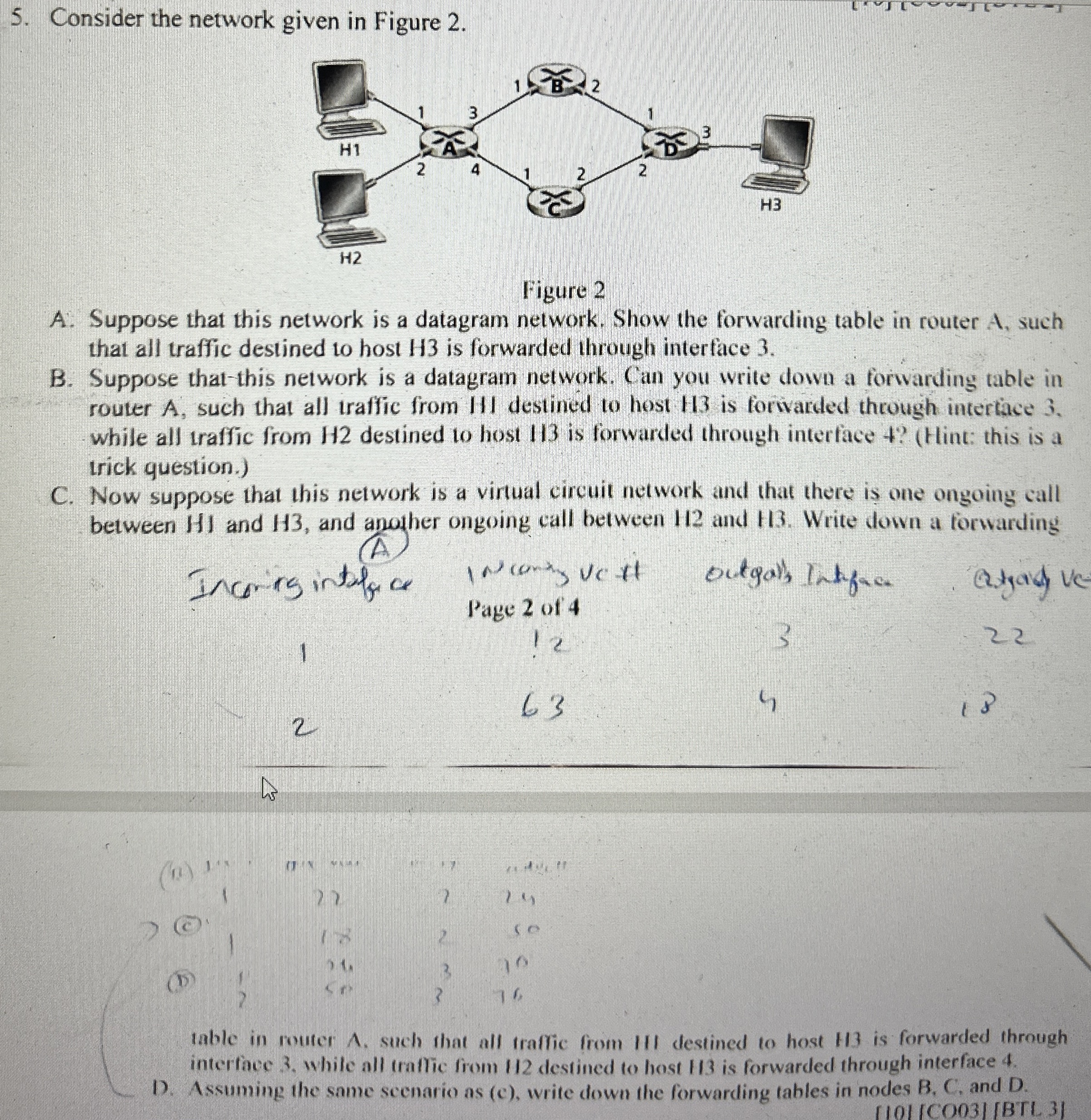 Consider the network given in Figure 2 . Figure 2