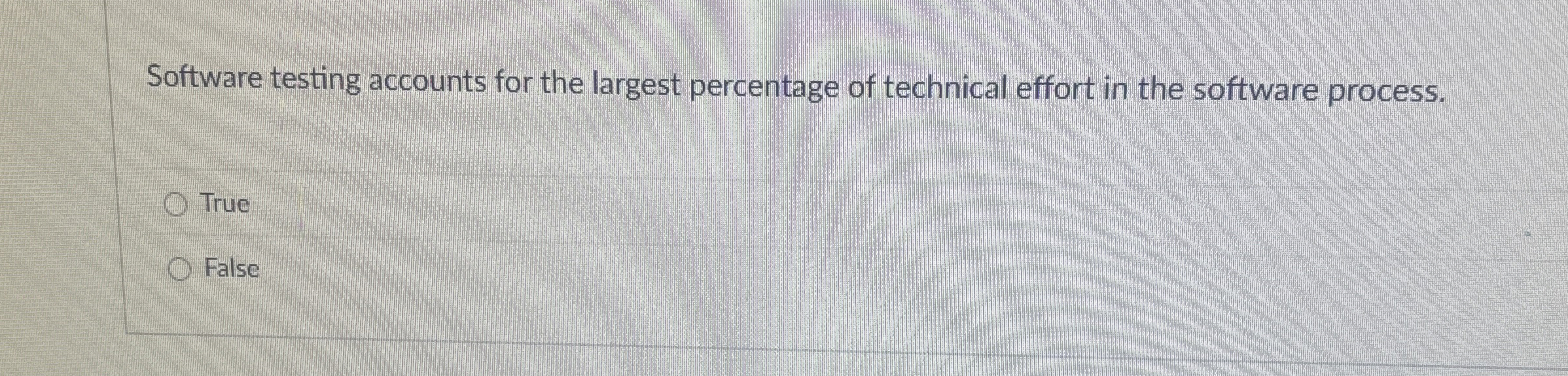 Software testing accounts for the largest