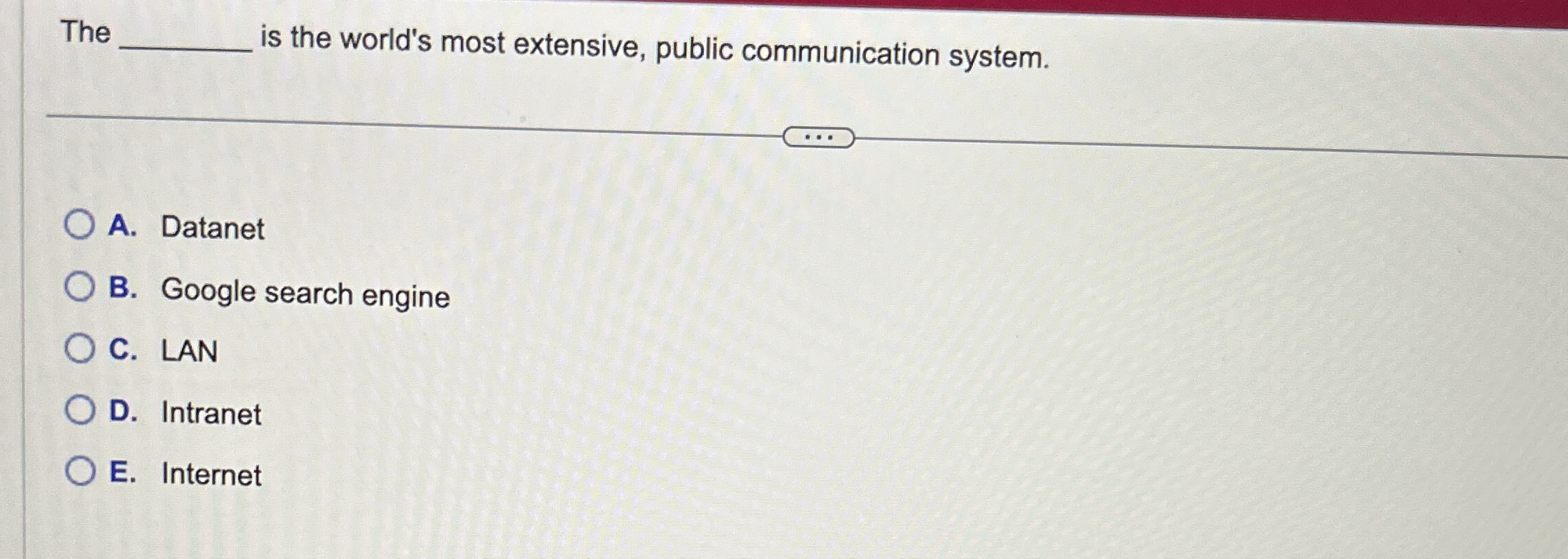 The is the world's most extensive, public