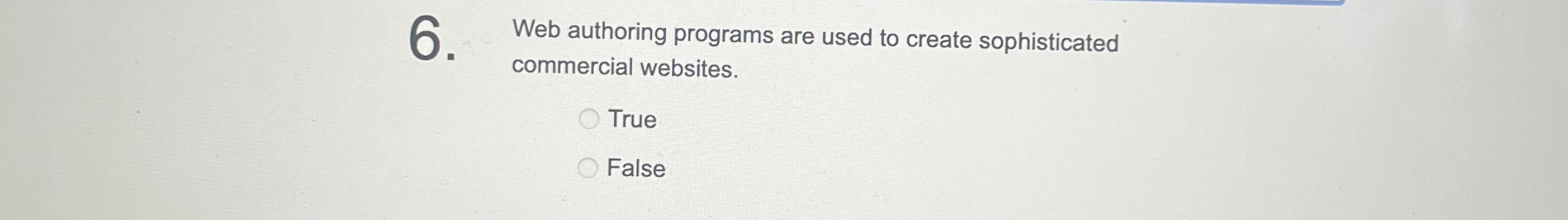 Web authoring programs are used to create