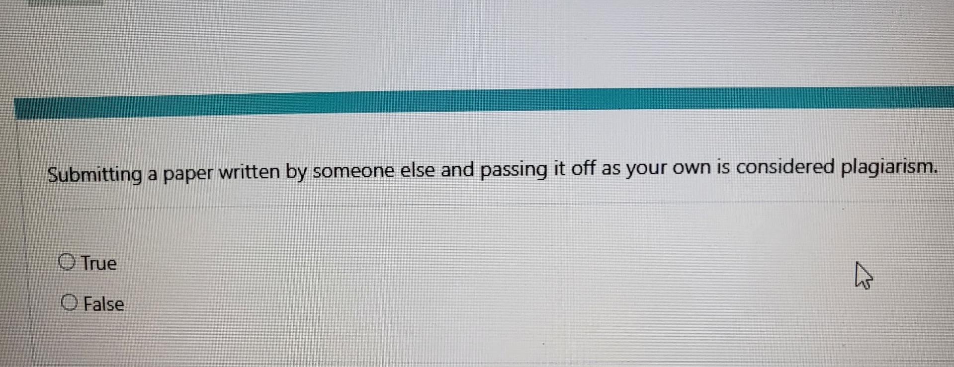 Submitting a paper written by someone else and