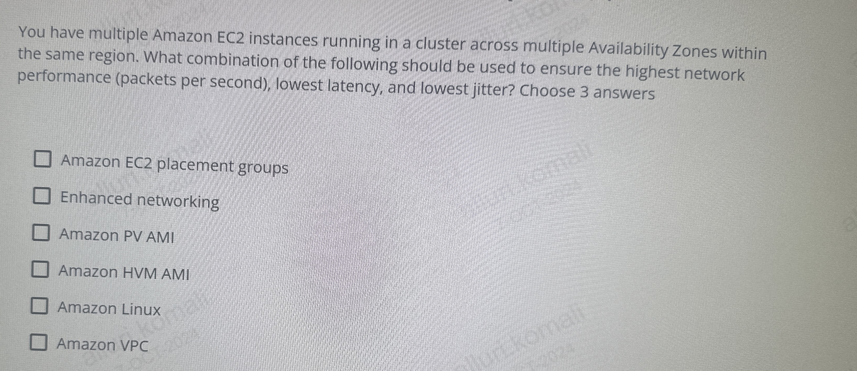 You have multiple Amazon EC 2 instances running