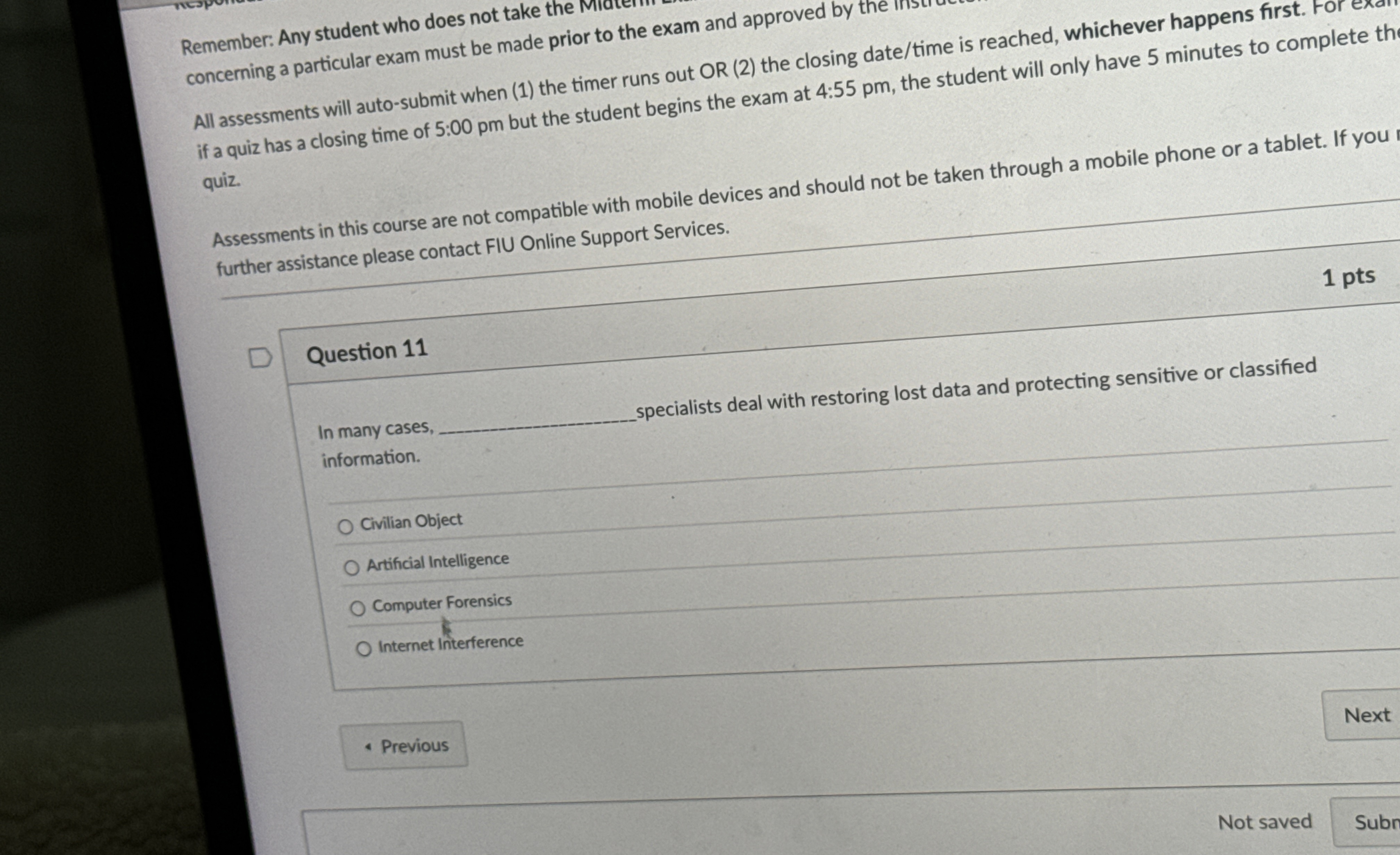 Question 1 1 In many cases, specialists deal with